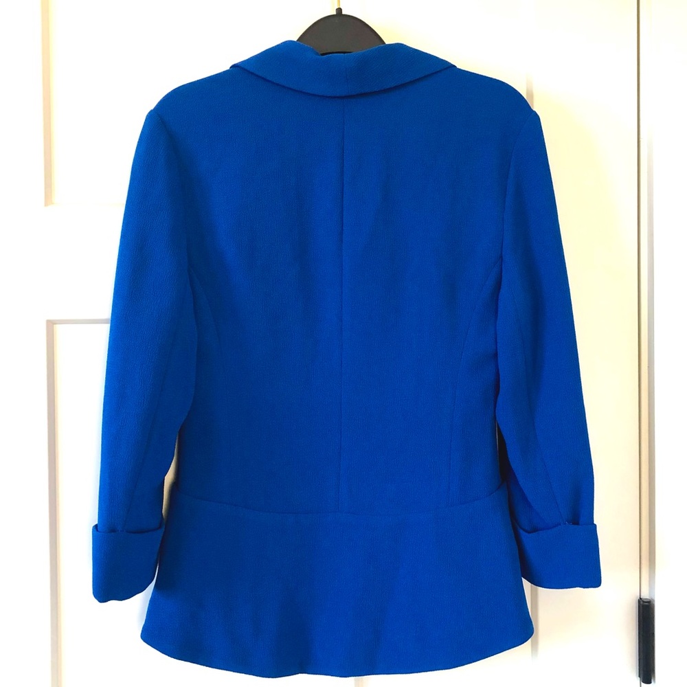 as new EUC Aritzia Wilfred Chevalier short cobalt blue jacket blazer 2 4 XXS XS - Picture 2 of 4